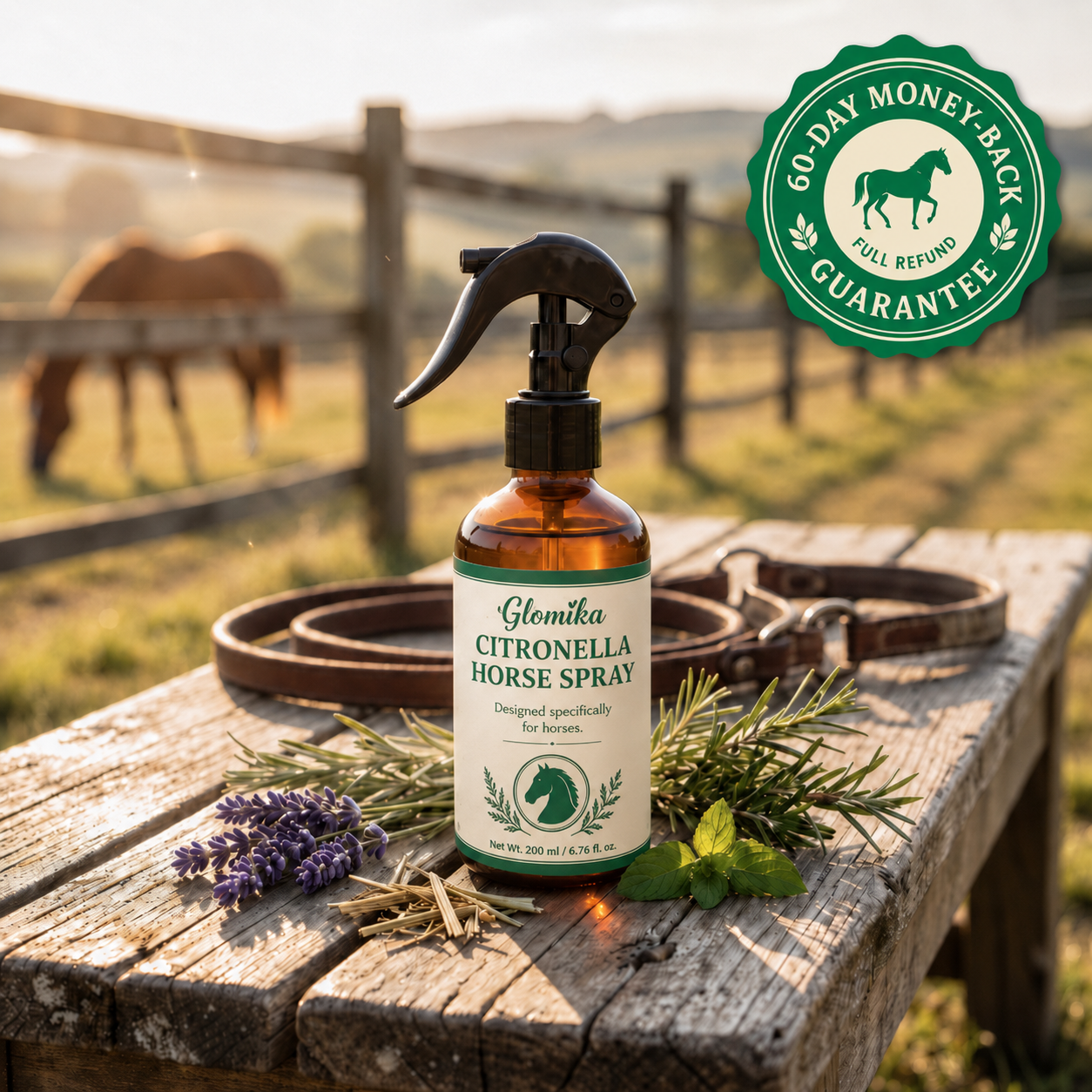 Glomika™ - Horse & Pony Bug Repellent Spray